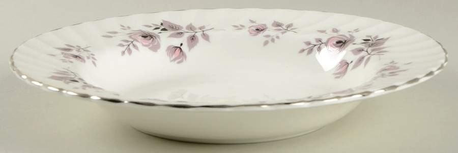 Moon Rose Rim Soup Bowl by Foley-1