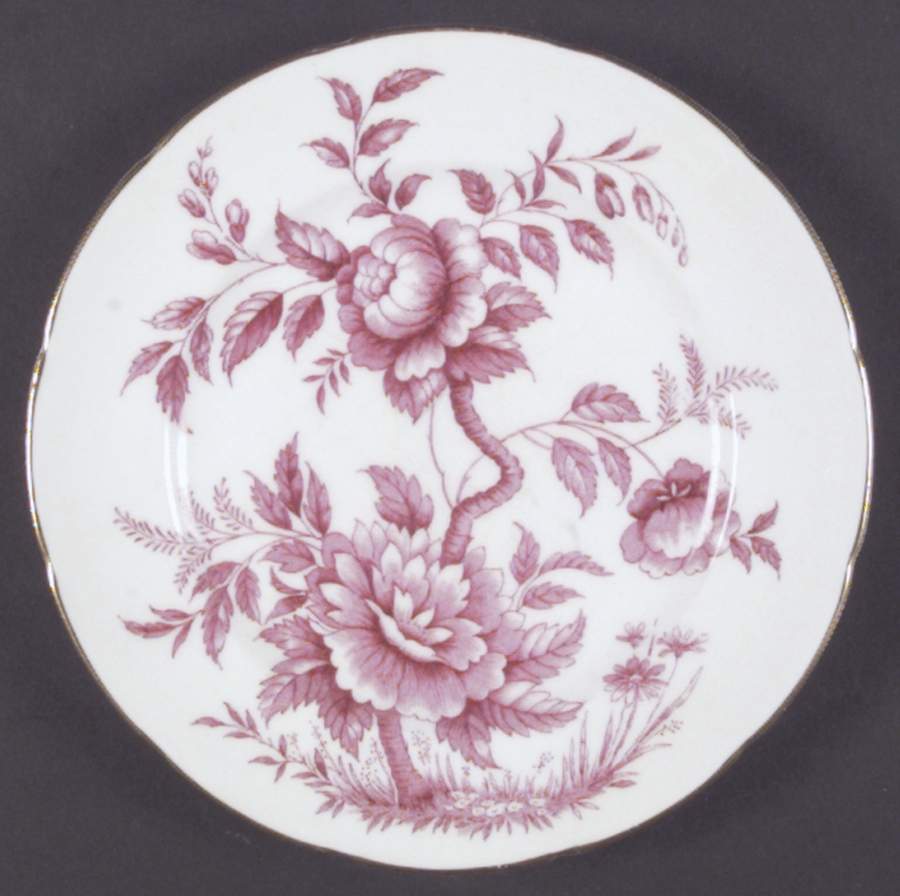 Peony Pink Dinner Plate by Foley-1