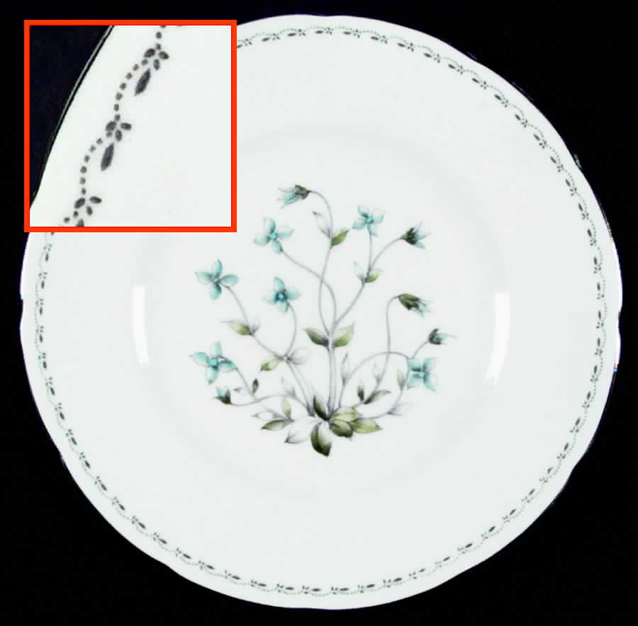 Periwinkle Salad Plate by Foley-1