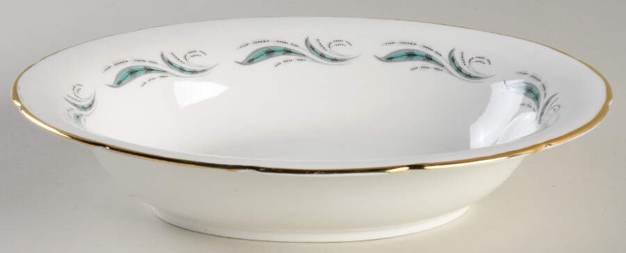 Pine Spray 9" Oval Vegetable Bowl by Foley-1