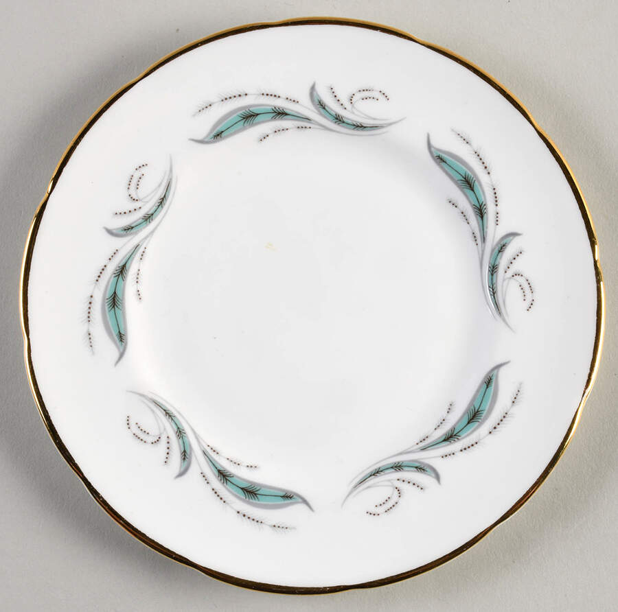 Pine Spray Bread & Butter Plate by Foley-1