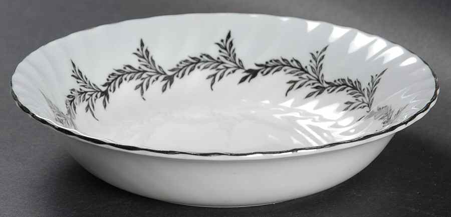 Silver Fern Fruit/Dessert (Sauce) Bowl by Foley-1