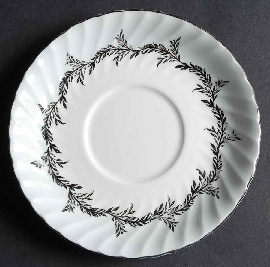 Silver Fern Saucer for Cream Soup Bowl by Foley-1