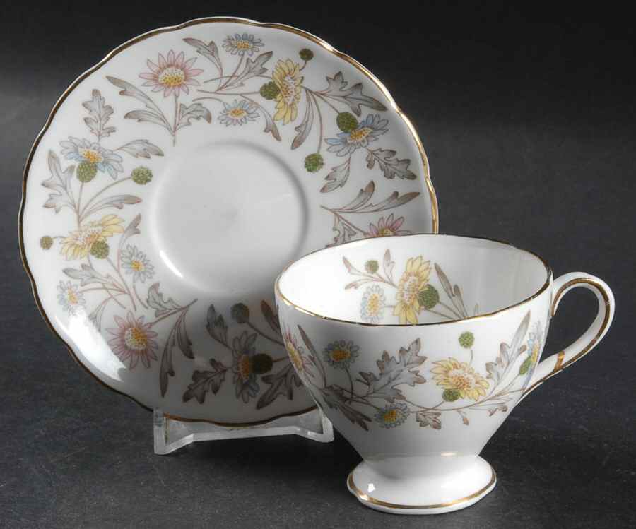 Somerset Footed Demitasse Cup & Saucer Set by Foley-1