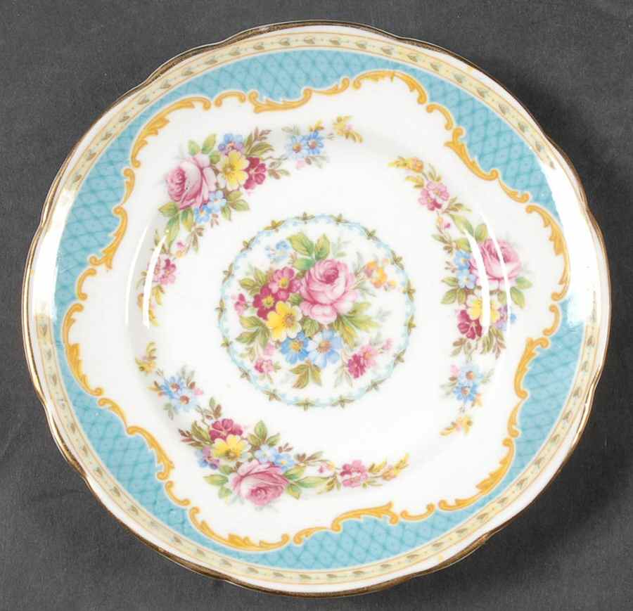 Windsor Blue Bread & Butter Plate by Foley-1