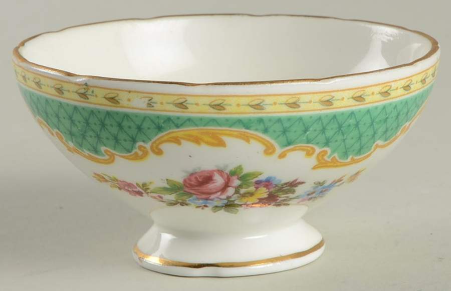 Windsor Green Open Sugar Bowl by Foley-1