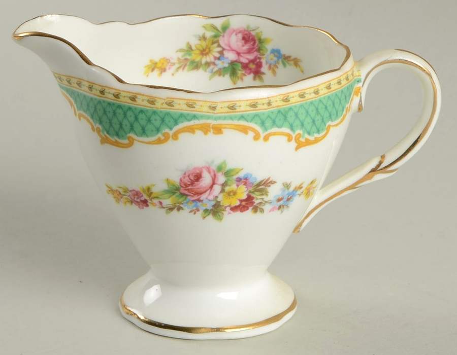 Windsor Green Mini Creamer by Foley-1