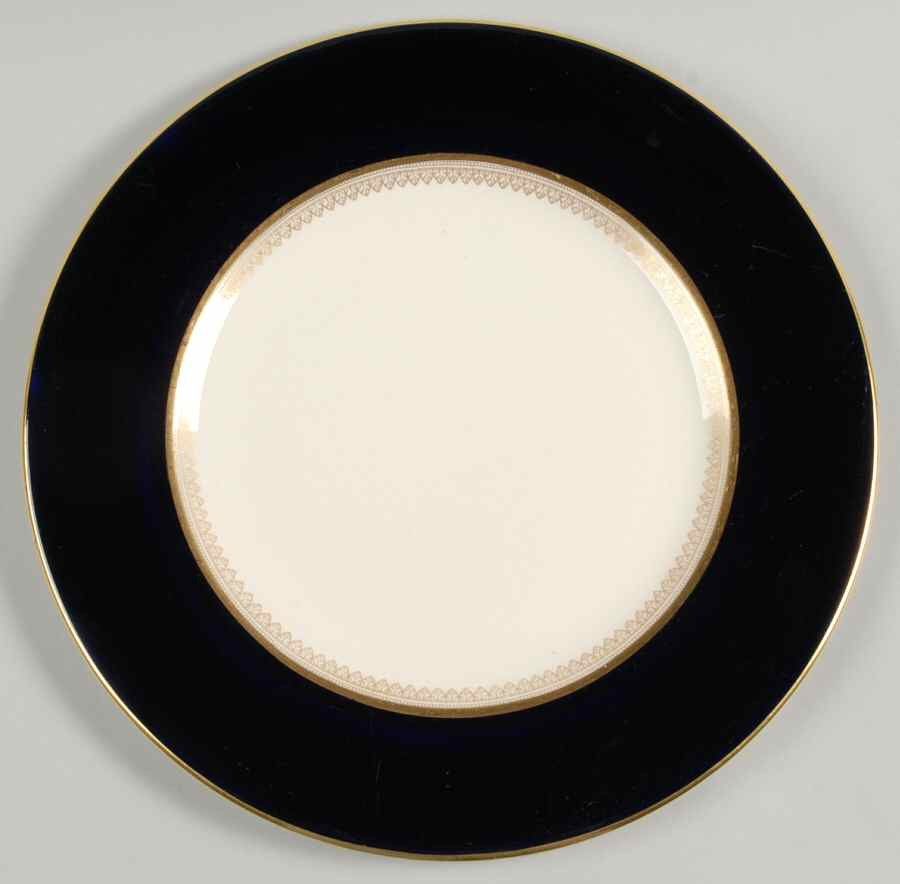 5973 Cobalt (Smooth) Service Plate (Charger) by Fondeville-1