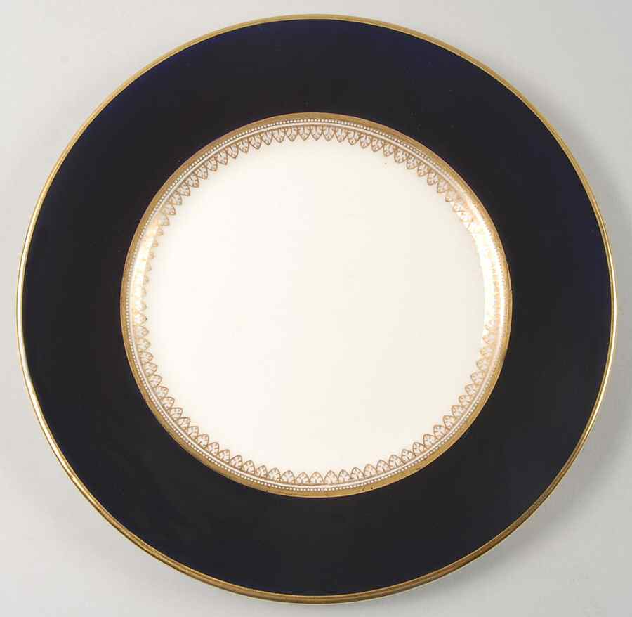 5973 Cobalt (Smooth) Salad Plate by Fondeville-1