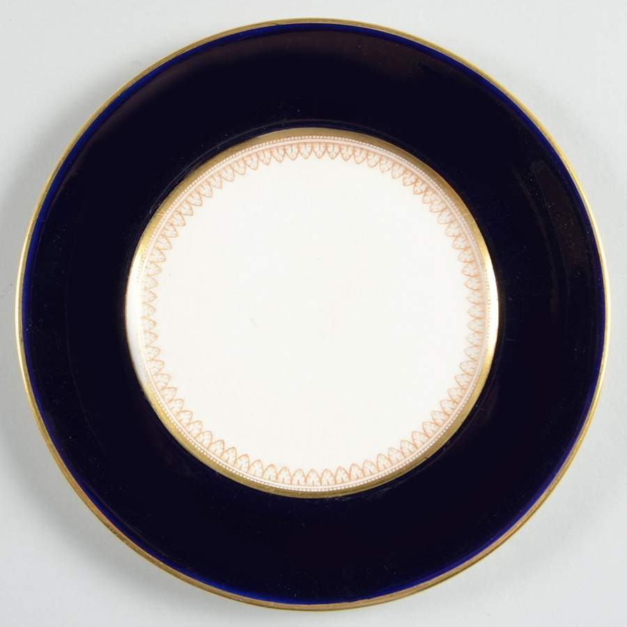 5973 Cobalt (Smooth) Dessert/Pie Plate by Fondeville-1