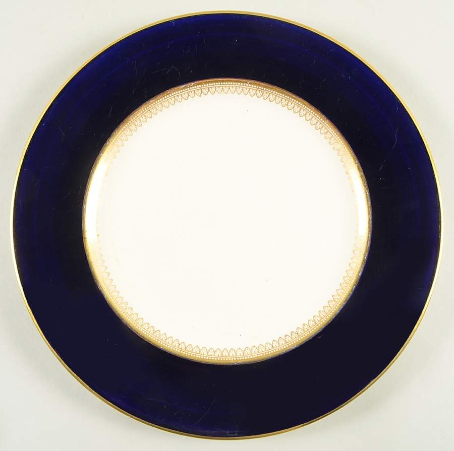 5973 Cobalt (Smooth) Dinner Plate by Fondeville-1