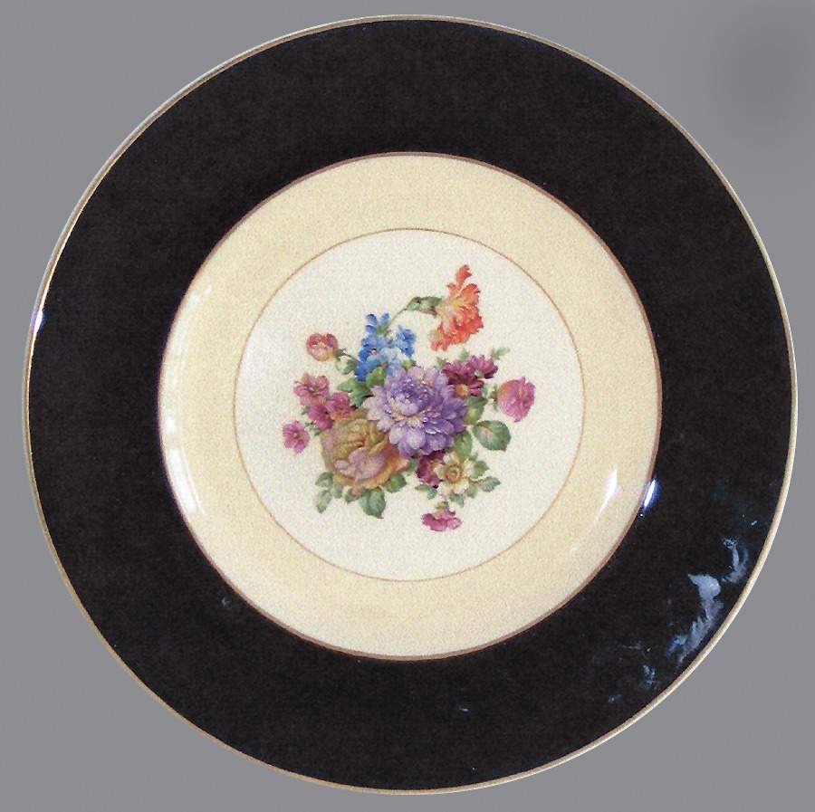 6841 Cobalt Blue Service Plate (Charger) by Fondeville-1