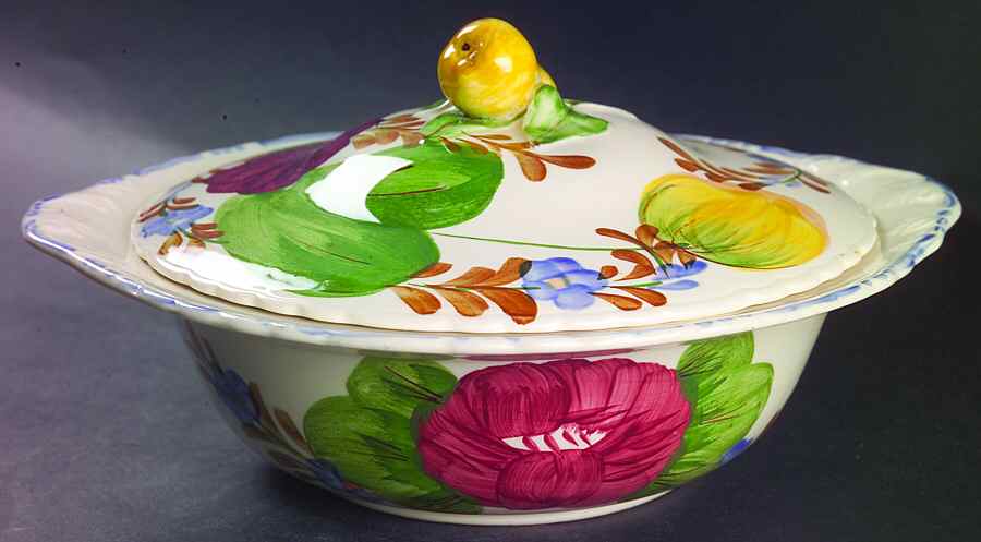 Belle Fiore Round Covered Vegetable by Fondeville-1