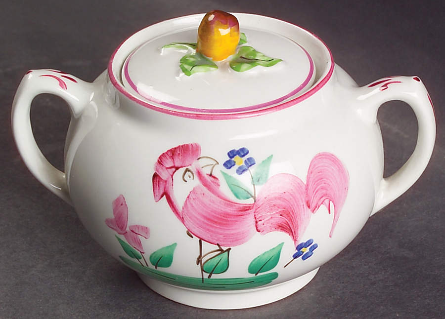 Chanticleer Mini Sugar Bowl & Lid by Fondeville-1