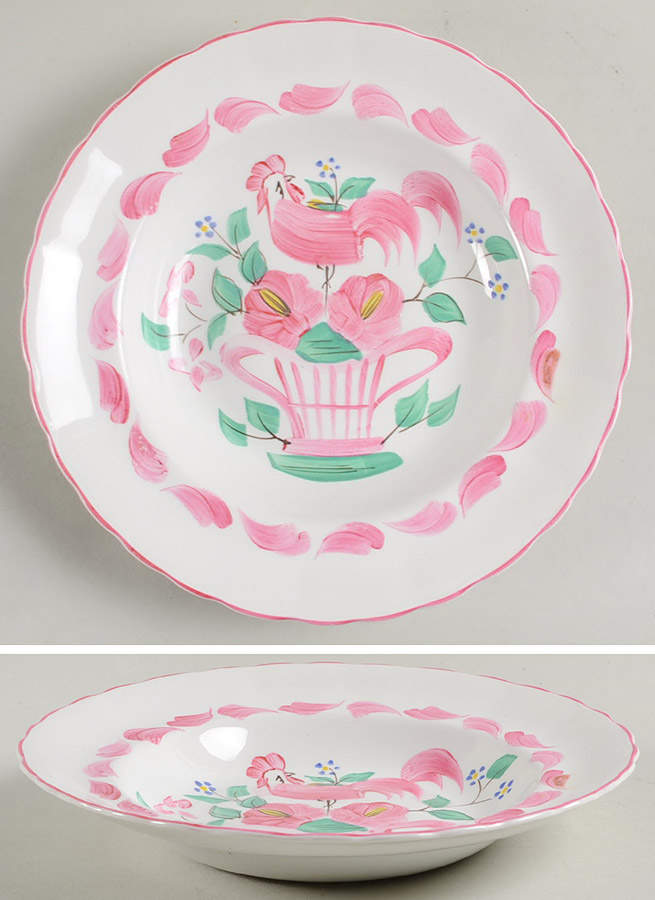 Chanticleer Rim Soup Bowl by Fondeville-1