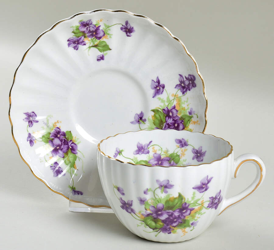 8516 Flat Cup & Saucer Set by Fondeville-1