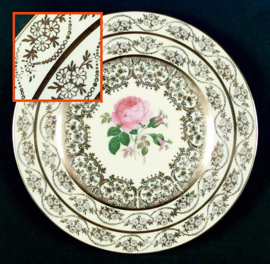 FOY8 Luncheon Plate by Fondeville (NY)-1