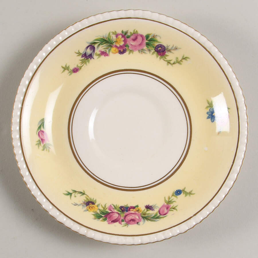 Hampton Court Saucer for Flat Cup by Fondeville-1