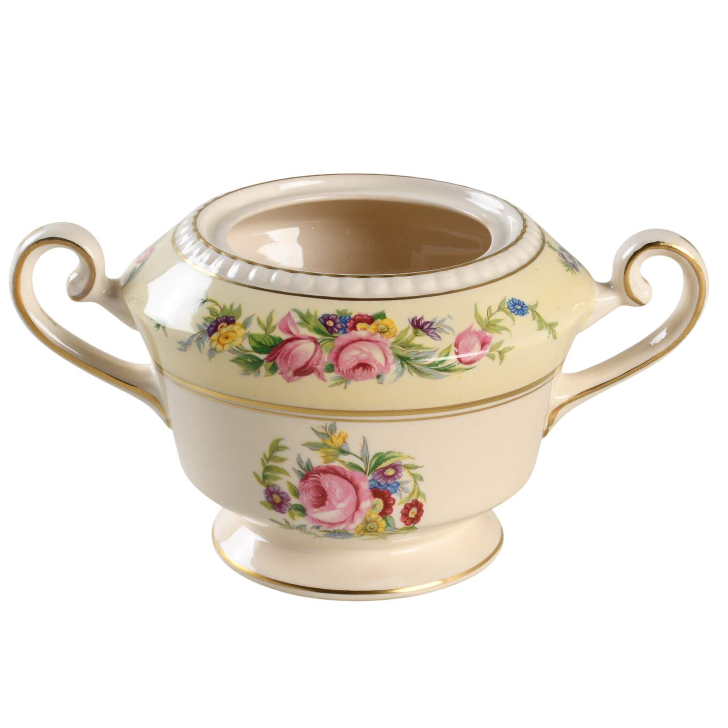 Hampton Court Sugar Bowl No Lid by Fondeville-1