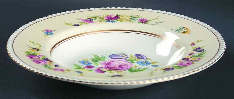 Hampton Court Rim Soup Bowl by Fondeville-1
