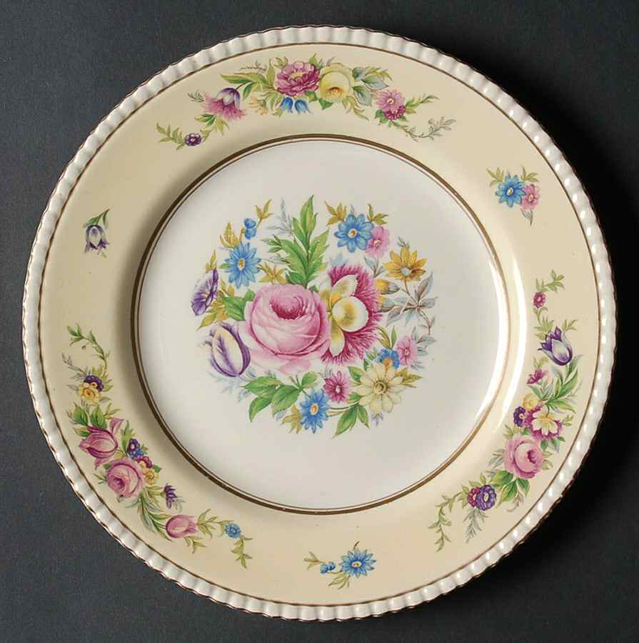 Hampton Court Salad Plate by Fondeville-1