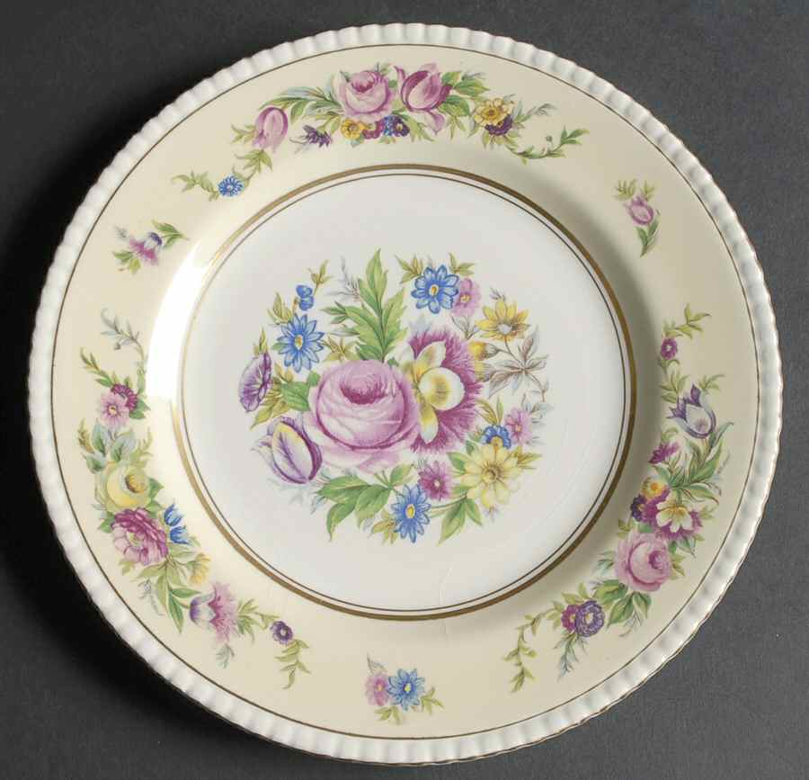 Hampton Court Salad Plate by Fondeville-1