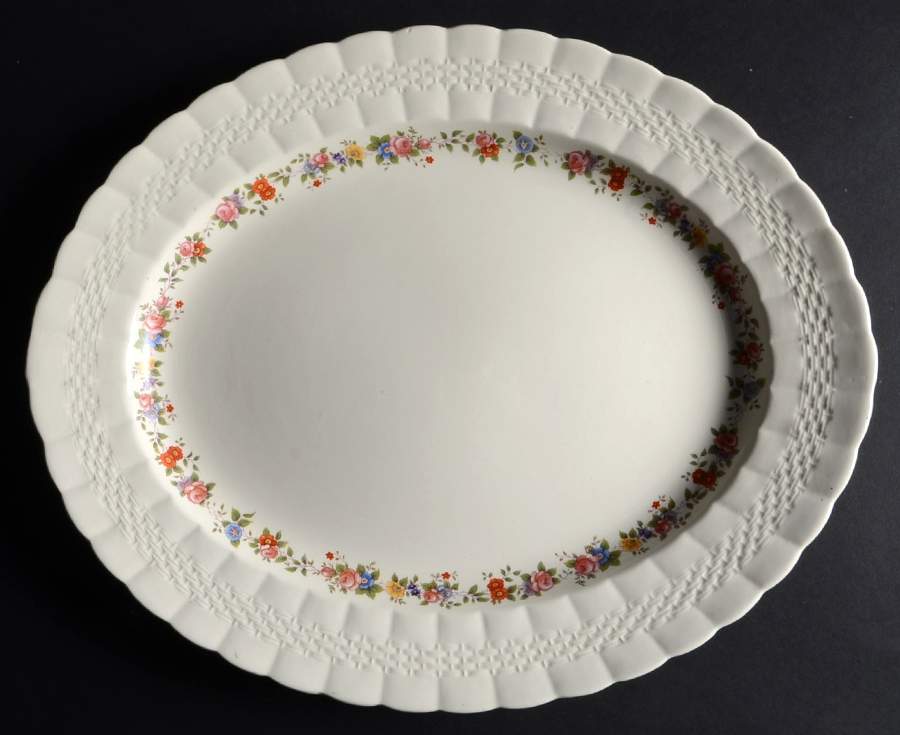 Oakwood 16" Oval Serving Platter by Fondeville-1
