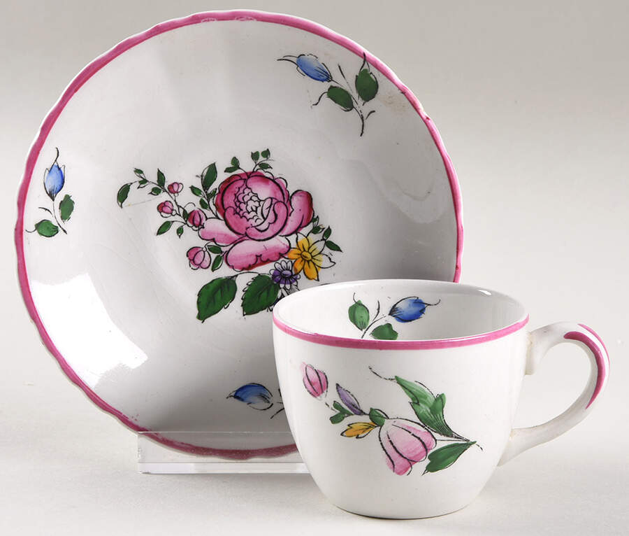Strasbourg Demitasse Cup & Saucer Set by Fondeville-1