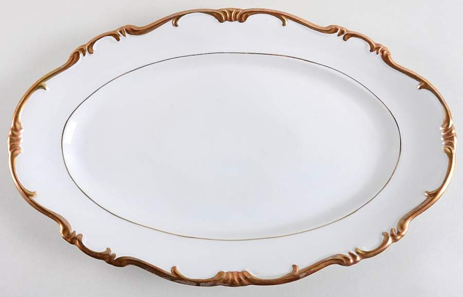 8410A 15" Oval Serving Platter by Forest-1