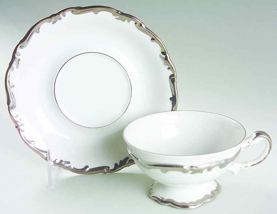 Antoinette Footed Cup & Saucer Set by Forest-1