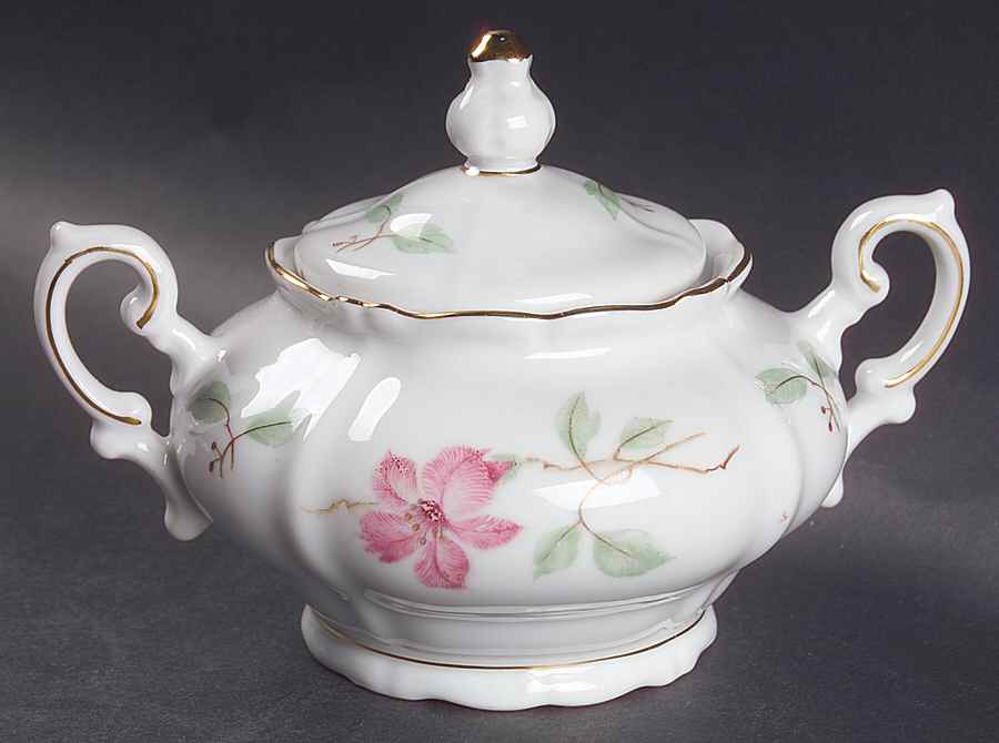 Blossom Time Sugar Bowl & Lid by Forest-1