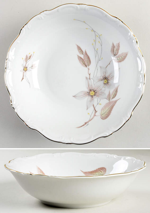 Brown Orchid 9" Round Vegetable Bowl by Forest-1
