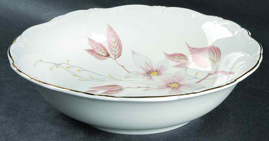 Brown Orchid 9" Round Vegetable Bowl by Forest-1