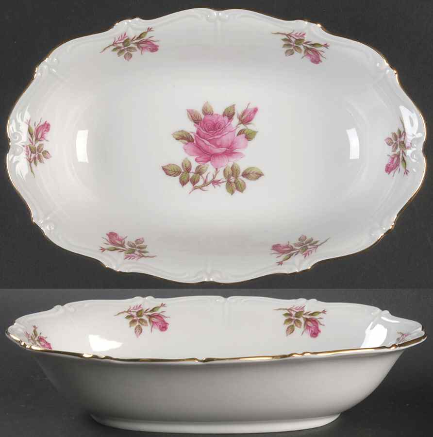 Corsage 9" Oval Vegetable Bowl by Forest-1