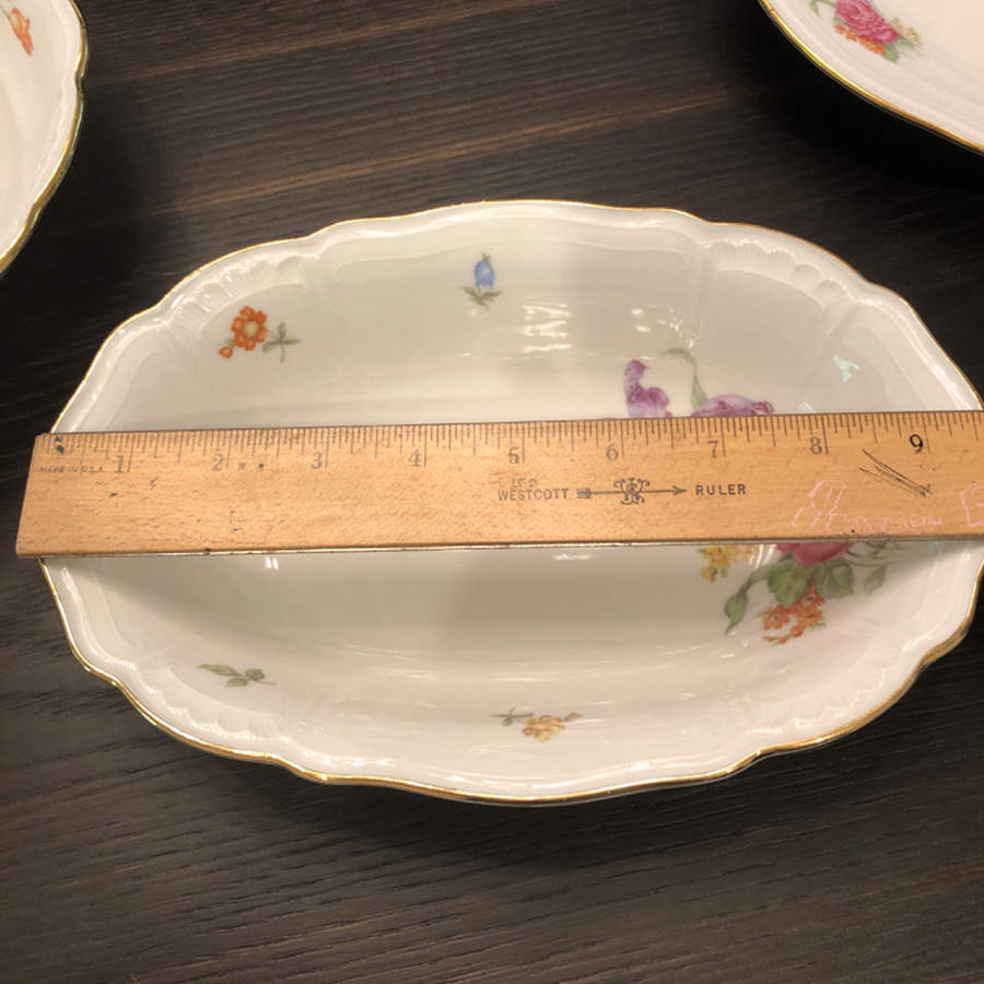 Memento 9" Oval Vegetable Bowl by Forest-1