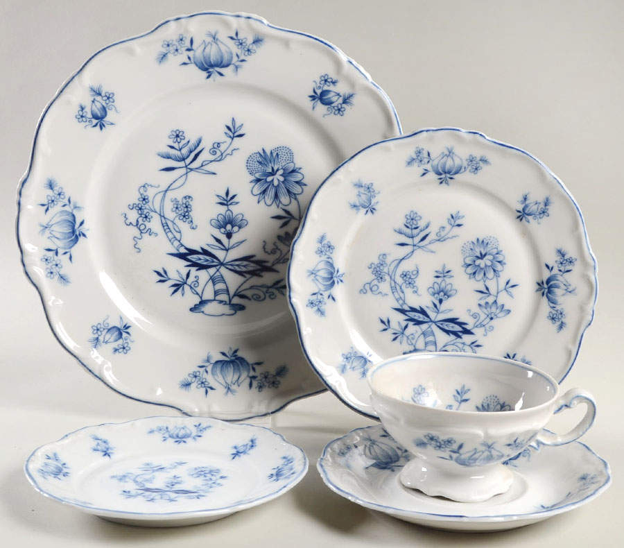 Ming Blue 5 Piece Place Setting by Forest-1