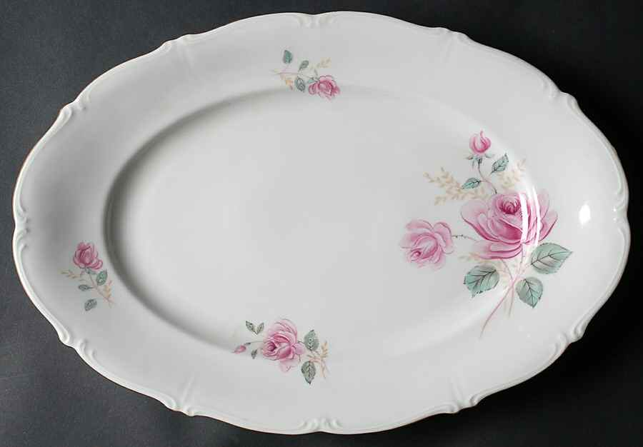 Moonglow 15" Oval Serving Platter by Forest-1