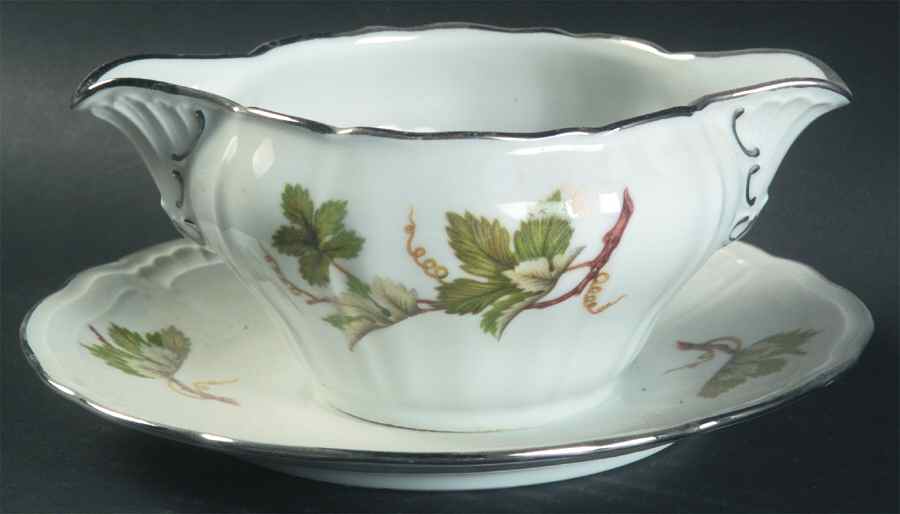 Woodmere Gravy Boat with Attached Underplate by Forest-1