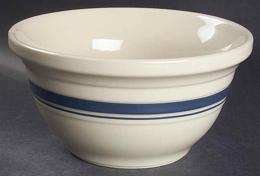 Blue Stripe 8" Mixing Bowl by Friendship-1