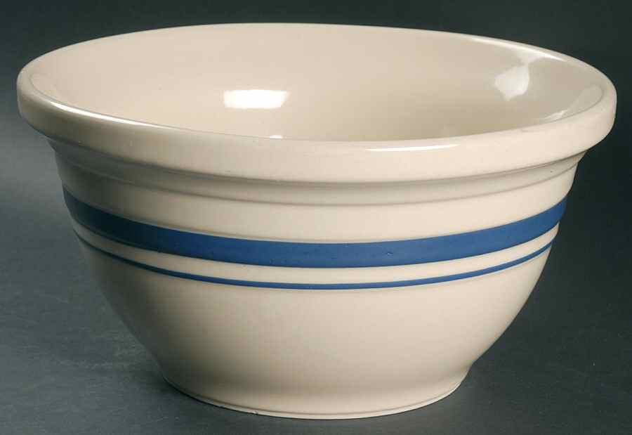 Blue Stripe 10" Mixing Bowl by Friendship-1