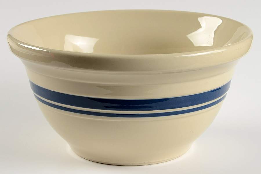 Blue Stripe 7" Mixing Bowl by Friendship-1