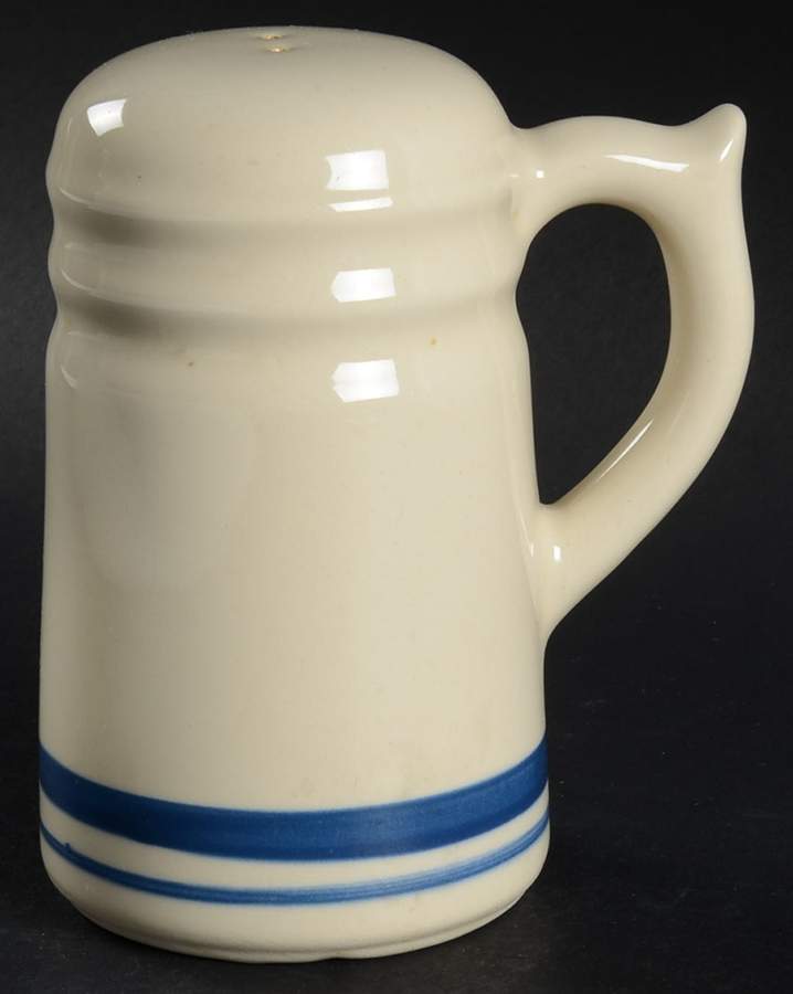 Blue Stripe Stove Top Salt Shaker by Friendship-1