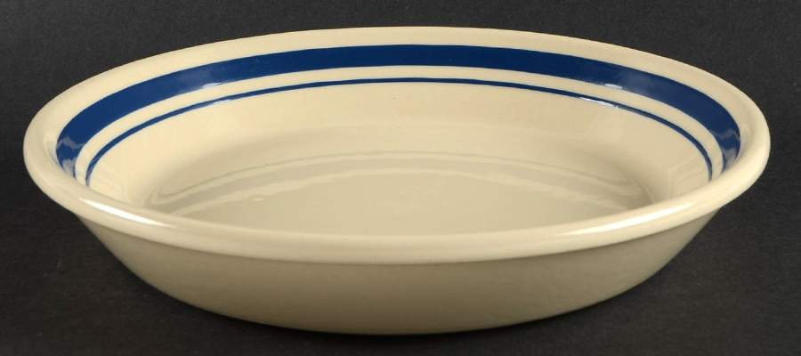 Blue Stripe 9" Pie Baking Plate by Friendship-1