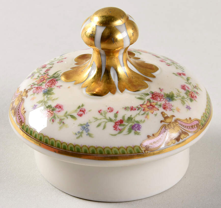Aida (Gold Verge & Trim) Lid for Coffee Pot by Franconia-Krautheim & Adelburg-1
