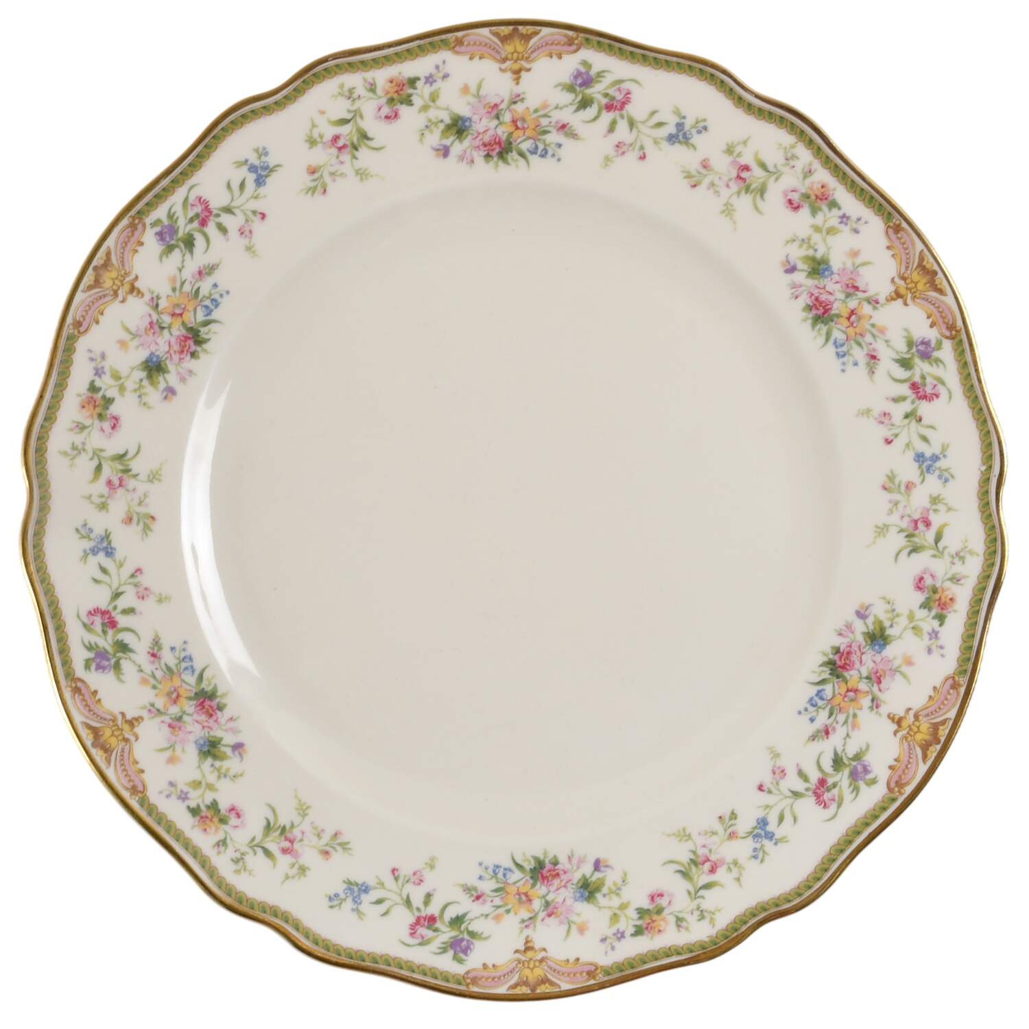 Aida (Gold Verge & Trim) Dinner Plate by Franconia-Krautheim & Adelburg-1
