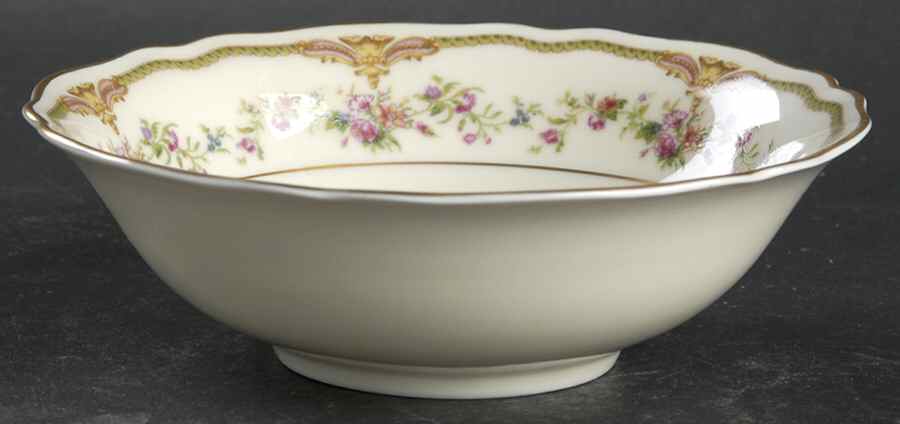 Aida (Gold Verge & Trim) Coupe Cereal Bowl by Franconia-Krautheim & Adelburg-1