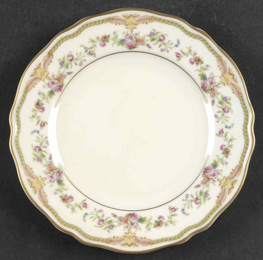 Aida (Gold Verge & Trim) Bread & Butter Plate by Franconia-Krautheim & Adelburg-1