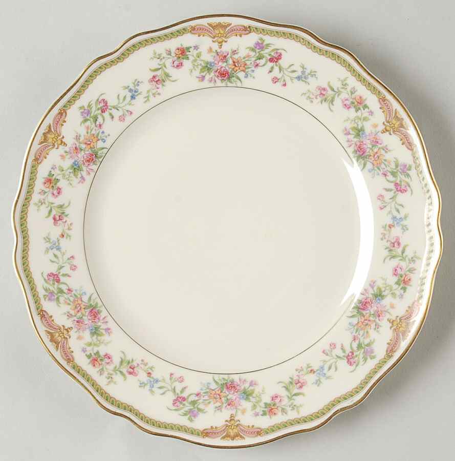 Aida (Gold Verge & Trim) Salad Plate by Franconia-Krautheim & Adelburg-1