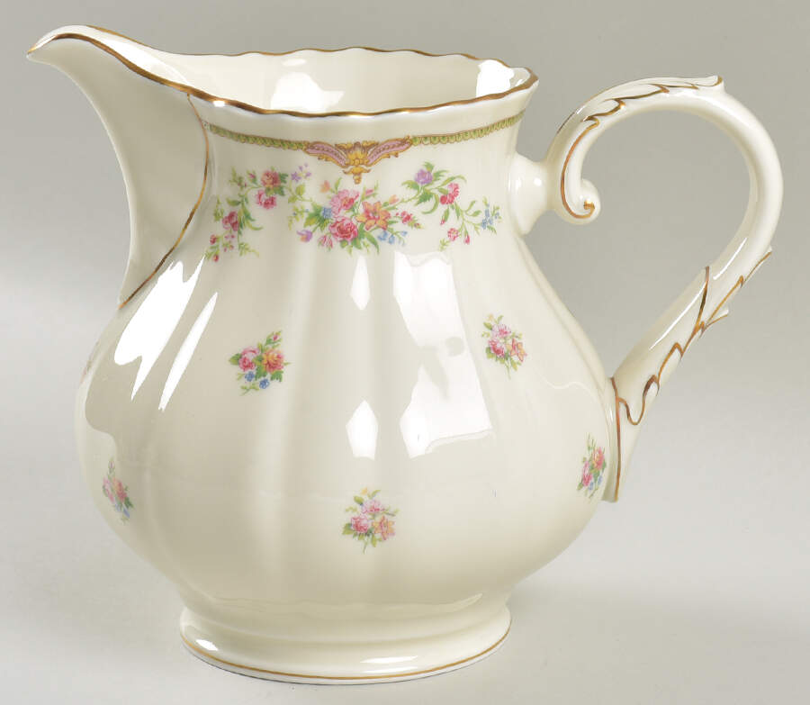Aida (Green Verge & Gold Trim) 38 Oz Pitcher by Franconia-Krautheim & Adelburg-1
