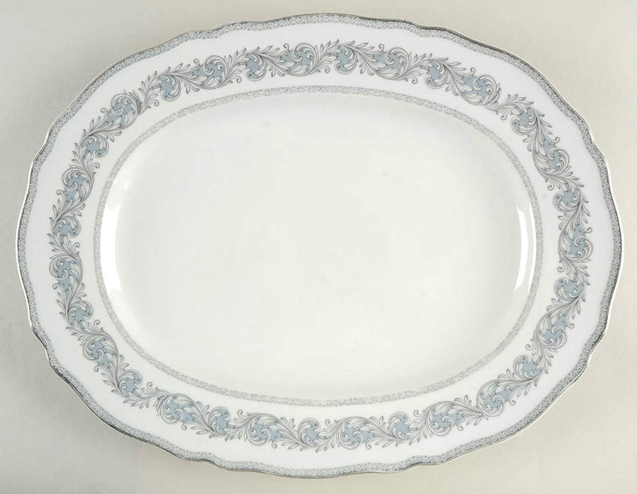 Argenta 15" Oval Serving Platter by Franconia-Krautheim & Adelburg-1